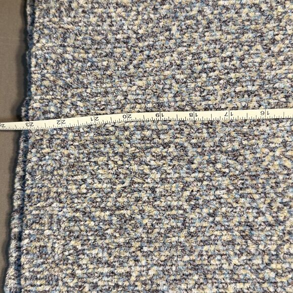 St Johns Bay Sweater Womens XL Blue Gray Mock Neck Textured Knit Pullover - Picture 9 of 13